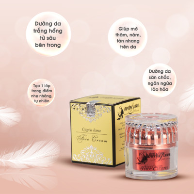 Kem Dưỡng Da FACE CREAM 30g Quyên Lara, Kem Dưỡng Và Tái Tạo Da Giúp Trắng Da, Mờ Thâm, Nám, Tàn Nhang, Dưỡng Da Săn Chắc, Ngăn Ngừa Lão Hóa, Trắng Hồng Tự Nhiên