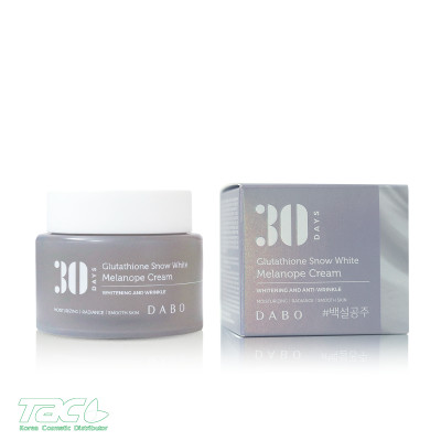 DABO Kem dưỡng da Glutathione Snow White - DABO Glutathione Snow White Melanope Cream 100ml Hỗ trợ dưỡng ẩm sâu, làm sáng da, làm giảm nếp nhăn, tăng đàn hồi cho da