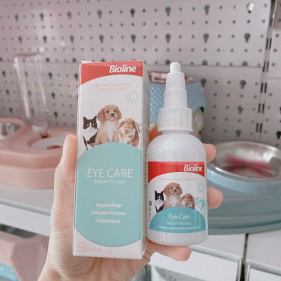 Dung Dịch Nhỏ Vệ Sinh Mắt Cho Chó Mèo Bioline Eye Care 50ml 