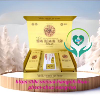 ￼Viên Uống Đông Trùng Hạ Thảo Sụn Cá Mập - Bổ Sung Glucosamin - Hộ 2 lọ *30 viên, vinaphar