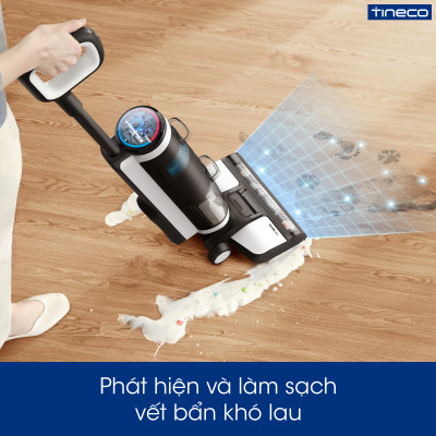 Combo Máy Hút Bụi Lau Nhà Thông Minh Tineco Floor One S3 - Xử Lý Khô & Ướt - Tự Động Vệ Sinh + Trục Lăn + Nước Lau Sàn