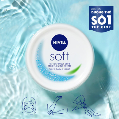 Kem Dưỡng Mềm Da Nivea Soft Crème (200 Ml) - 89050