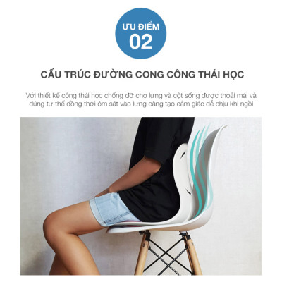 [Hàng chính hãng] Combo 2 Ghế chỉnh dáng ngồi đúng Infinity Pit Chair - Hàn Quốc. Ghế rộng phù hợp Nam, Nữ cân nặng từ 45 - 75kg. Sản phẩm nhiều màu, nhiều lựa chọn Combo cho gia đình.