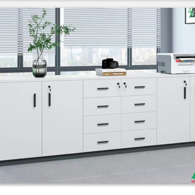 Tủ hồ sơ văn phòng, tủ tài liệu thấp gỗ MDF TVP401A - NỘI THẤT LẮP RÁP VIENDONGADV