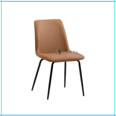 Bộ bàn tròn tiếp khách văn phòng nhỏ mặt gỗ 2 ghế bọc nệm Simili chân sắt nhập khẩu SL TE1541-06W / LUX 35A-P- Coffee table and chair set