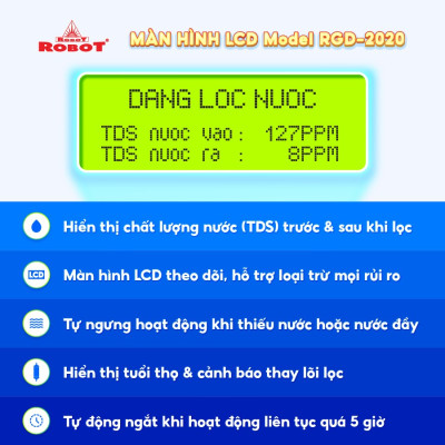 Máy Lọc Nước ROBOT Spring Pro 939GHQ-UR Công Nghệ Lọc Tích Hợp R.O + UF - Hàng Chính Hãng