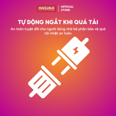 Máy sấy tóc HASUKA HSK-126 công suất 1600-1800W, tay cầm có thể gấp gọn, 3 mức nhiệt độ, 3 tốc độ gió sử dụng tiện lợi - HÀNG CHÍNH HÃNG