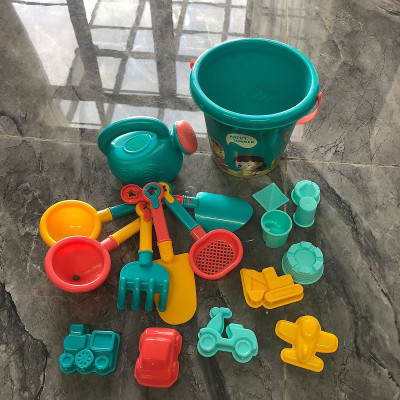 Đồ Chơi Xúc Cát Cho Bé, Bộ Đồ Chơi 14 - 18 Chi Tiết, Chất Liệu Nhựa An Toàn, Đồ Chơi Đi Biển Cho Bé - Hàng Nhập Khẩu