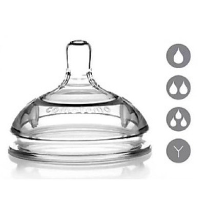 Ty thay bình sữa silicone Comotomo số 1-2-3-Y cut chính hãng