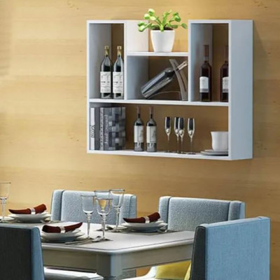 Kệ Giá Sách Treo Tường Sáng Tạo Với Kết Cấu Giấu Chân Chắc Chắn Juno Sofa CTKT182 KT 62cm x 90cm x 15cm