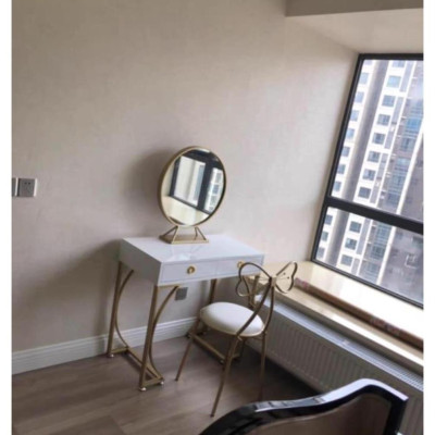 Hàng Siêu Cấp Bộ bàn ghế trang điểm: Bàn phấn hộp vuông 2 ngăn kèm gương hiện đại  - Giá Tại Xưởng