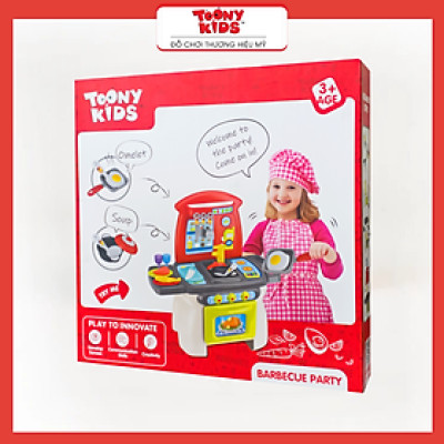 Đồ Chơi Bộ Nấu Ăn Đồ Nướng 31 TOONYKIDS - Đồ Chơi Nhà Bếp Cho Bé - Barbecue Party TN139 [Tặng Kèm Sticker]