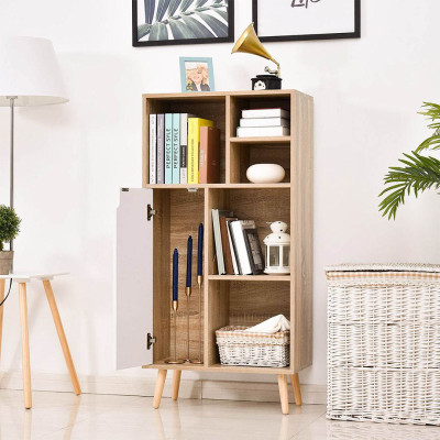 Giá sách gỗ công nghiệp thiết kế đẹp hiện đại SMLIFE Blocky