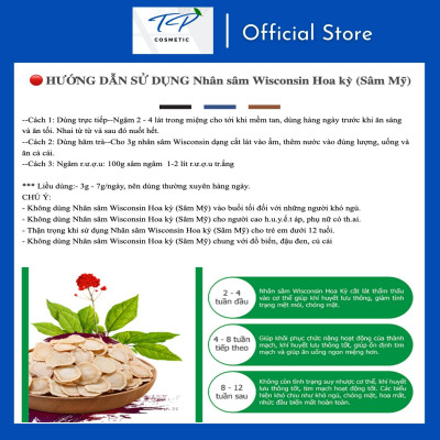 [Freeship Xtra] Nhân Sâm Wisconsin Hoa Kỳ (Sâm Mỹ), Loại 4 tuổi – Nguyên Củ: Tăng Sức Đề Kháng, Bồi Bổ Cơ Thể