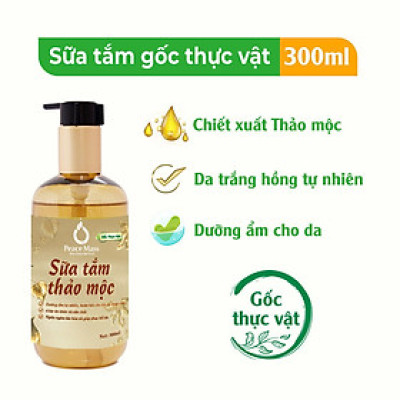 Sữa tắm Thảo mộc Peace Mass (Thuộc nhóm Sản phẩm Lành tính) Chai 300ml