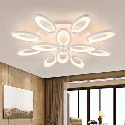 Đèn LED Mâm Ốp Trần MN006 , đèn LED chiếu sáng tô điểm Phòng Khách, Đèn ốp trần phòng nghỉ - 3 cách thức Sáng DT