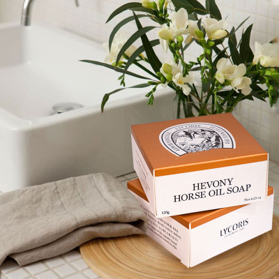 [COMBO] Xà Phòng Tắm Và Rửa Mặt Chiết Xuất Dầu Ngựa Làm Sạch Sâu Cấp Ẩm Hevony Horse Oil Soap