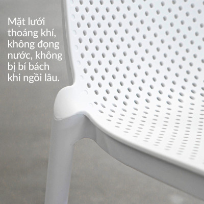 Ghế nhựa đúc nguyên khối Pedralli