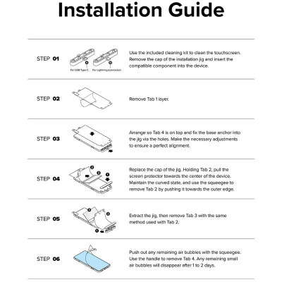 Dán full màn hình dành cho Google Pixel 8 Pro / Pixel 8 RINGKE Dual Easy Film - Hàng Chính Hãng