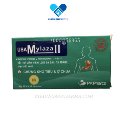 Viên dạ dày USAMYLAZA II Hộp 100 viên