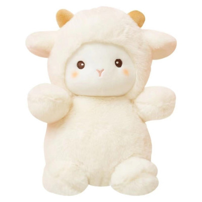 Gấu Bông Con Cừu Trắng Tuyệt Đẹp Mềm Mịn Siêu Dễ Thương (25cm) Hàng Xịn Loại 1 Cao Cấp, An Toàn Cho Trẻ Nhỏ