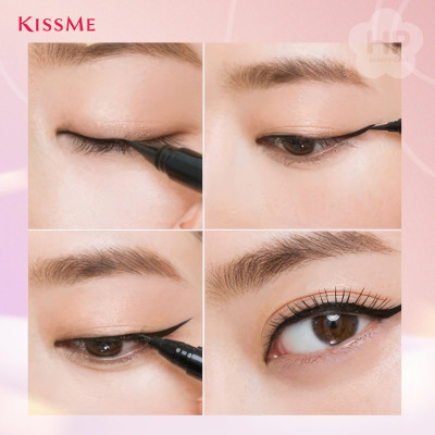 Bút Kẻ Mắt Nước Siêu Chống Trôi Nét Siêu Sắc Mãnh Kissme Heroine Make Smooth Liquid Eyeliner Super Keep (Màu Nâu)