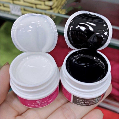 Gel Vẽ Đen Trắng FENGSHANGMEI Cao Cấp Siêu Đặc Mướt 10ml, Tạo Nét Sắc Nét, Dễ Dàng Kẻ Viền Và Vẽ Hoạt Hình, Làm Nail Chuyên Nghiệp Sơn Gel Nữ