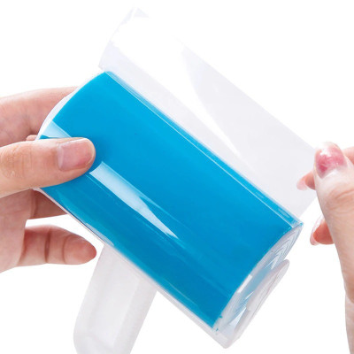 Cây Lăn Lông Dạng Gel Silicon Lấy Lông Chó Mèo, Bụi Bẩn Trên Quần Áo Giường Nệm