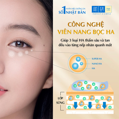 Kem dưỡng mắt Hada Labo cấp ẩm cao cấp Hada Labo Gokujyun Premium Hyaluronic Eye Cream 20g