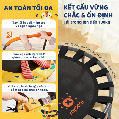 Nhà nhún cho bé đệm nhún Mideer Kids Trampoline
