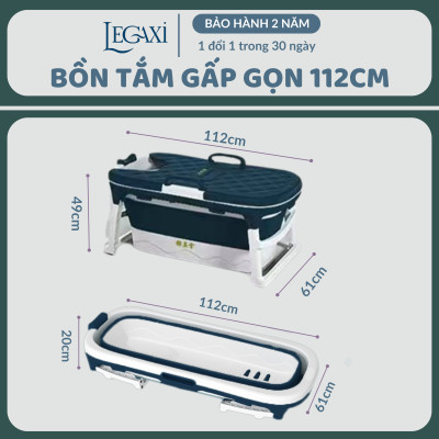 Bồn Tắm Gấp Gọn Thông Minh Cải Tiến Cho Người Lớn, Trẻ Em, Bồn Tắm Thông Minh Xông hơi [Bảo hàng 2 năm]