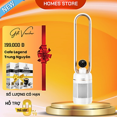 Quạt Không Cánh Tạo Ẩm Deawoo AM06 Thương Hiệu Hàn Quốc Có Hẹn Giờ - Hàng Nhập Khẩu