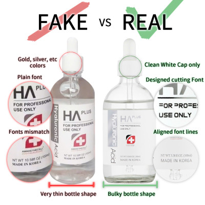 [KHUYẾN MÃI] Serum HA Plus Dưỡng Ẩm Căng Bóng Giảm Nếp Nhăn Hyaluronic Acid AWAKETHECELL 100ml