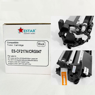 Hộp mực CF217A CRG047 Estar dùng cho máy in HP Pro M102A, M130A, M130FN, Canon LBP 113w, 112/ MF113w/112 - Hàng chính hãng