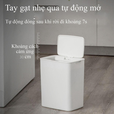 Thùng Rác Thông Minh Cảm Ứng Tự Động Đóng Mở 14L ( Sạc Tích Điện ) - giao mầu ngẫu nhiên - HÀNG CHÍNH HÃNG