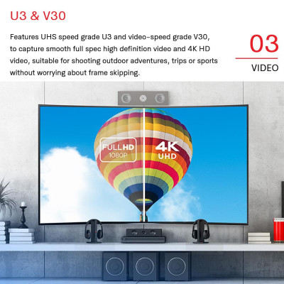 Thẻ nhớ TF Card Tốc độ siêu nhanh SanDisk Extreme Pro MicroSD U3 C10 A2 V30 4K