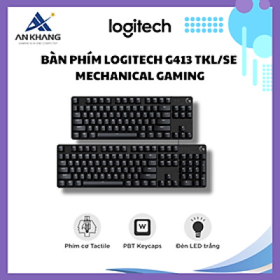 Bàn phím Logitech G413 Mechanical Gaming màu đen - Hàng Chính Hãng - Bảo Hành 24 Tháng