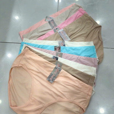 Combo 5 quần lót nữ thun lạnh trơn big size Thái Lan 3259