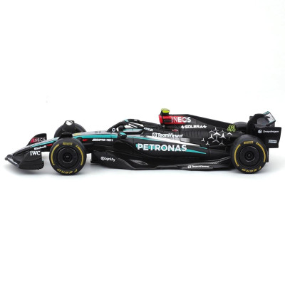 Đồ Chơi Mô Hình Xe Đua F1 Mercedes-AMG - Petronas F1 W15 Team 2024 Tỉ lệ 1:43 - Bburago 44/18-38208