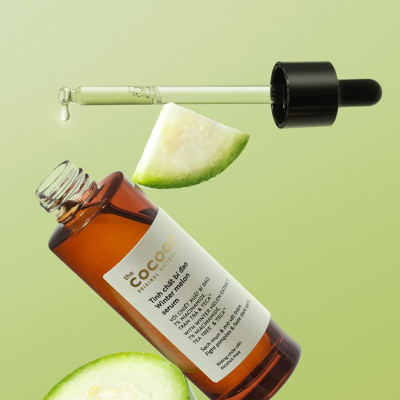 Tinh chất bí đao 7% Niacinamide giúp giảm mụn, mờ vết thâm Cocoon 70ml