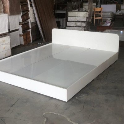 Giường ngủ gỗ đơn giản Tundo hiện đại 