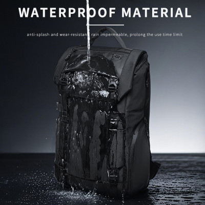 Ba lô đa năng OZUKO Nam Thời trang Đa chức năng Laptop Ba lô du lịch ngoài trời chống nước