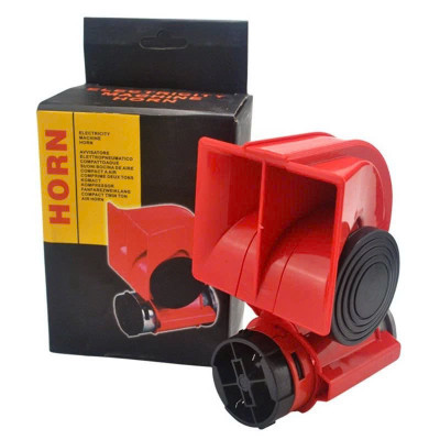 Bộ Còi Hơi Điện 12V Loại Tốt – Âm Siêu Lớn, Nhỏ Gọn, Kèm Rơ Le, Lắp Xe Máy & Ô Tô