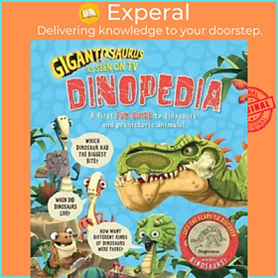 Sách - Gigantosaurus - Dinopedia : lift the flaps to discover the world o by Cyber Group Studios (UK edition, paperback)