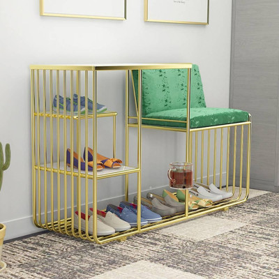 [Trả góp 0%] Ghế giày AK009 liền kệ IBIE nhiều tùy chọn