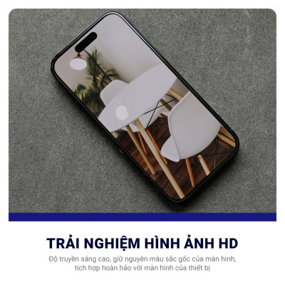 Kính cường lực khung tự dán cho iPhone 15 / 15 Plus / 15 Pro / 15 Pro Max hiệu WIWU SQ-008 Easy install - Viền siêu mỏng 0.33mm, chống mẻ cạnh, Phủ nano siêu mượt - Hàng nhập khẩu