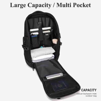 Ba Lô Du Lịch Leo Núi OZUKO Chống Thấm Nước Kích Cỡ Lớn Dành Cho Nam Giớ