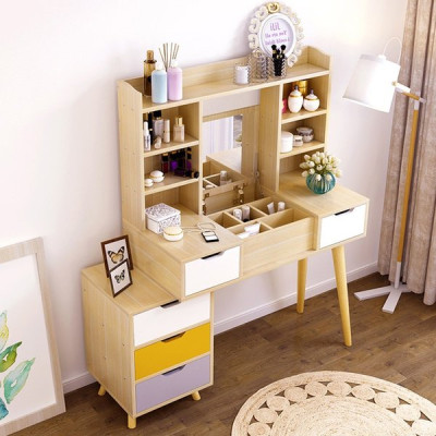 Bàn trang điểm đẹp hiện đại, bàn phấn gỗ công nghiệp cao cấp Ohaha - TĐ015