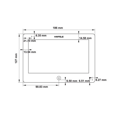 Màn hình cửa Hafele SVM-770HD - 959.23.097