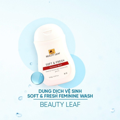 Dung Dịch Vệ Sinh Golden Health Soft & Fresh Feminine Wash Beauty Leaf 150g (PH 5.5), Giúp Ngăn Ngừa Và Hỗ Trợ Giảm Các Bệnh Phụ Khoa, Để Chị Em Phụ Nữ Luôn Thơm Tho Tự Tin Suốt Ngày Dài - PHỤNG BEAUTY